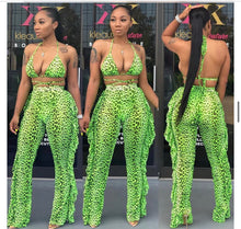 Load image into Gallery viewer, *Pre-Order* Two Piece Bikini Pants Set Cheeta