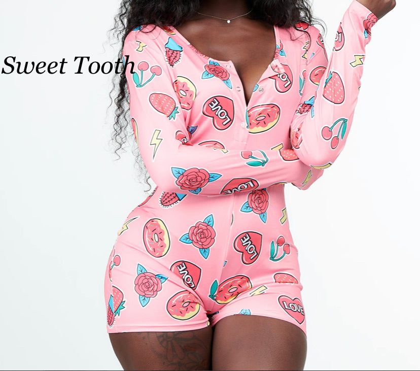 Pajama Onesie Sweet Tooth 