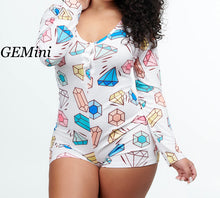 Load image into Gallery viewer, Pajama Onesie GEMini
