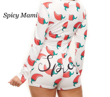 Load image into Gallery viewer, Pajama Onesie Spicy Mami

