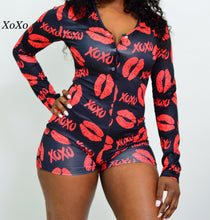 Load image into Gallery viewer, Pajama Onesie XoXo
